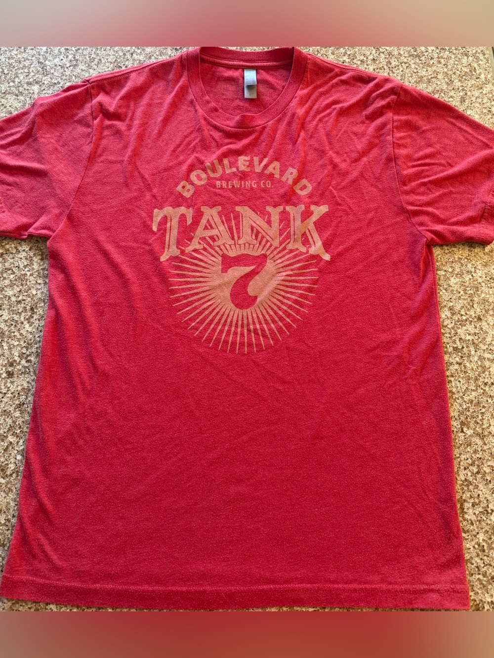 Boulevard Brewing Co. Tank 7 Graphic Tee - Soft Red | Unisex